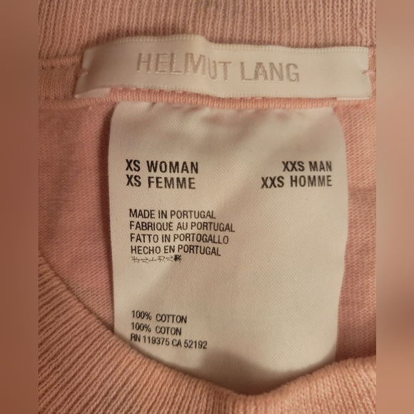 HELMUT LANG LOGO HACK T SHIRT - Picture 3 of 3